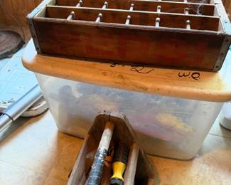 Vintage Pepsi Bottle Wooden Crate