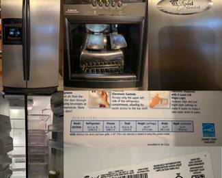 Whirlpool Model GS5SHAXSL01 Side by Side Stainless Fridge