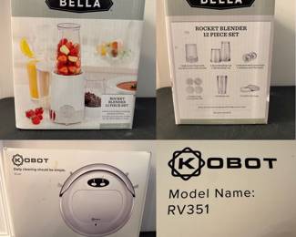 NIB Bella Rocket Blender 12-Piece Set Model RV351