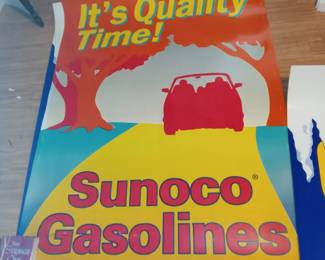 Sunoco gasoline advertising 