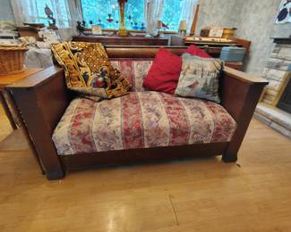 Sleeper sofa straw stuffed mission 