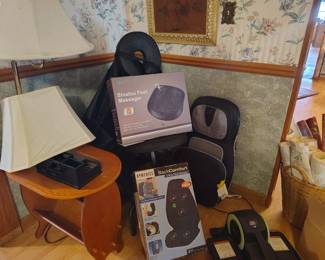 Massage chair and other items