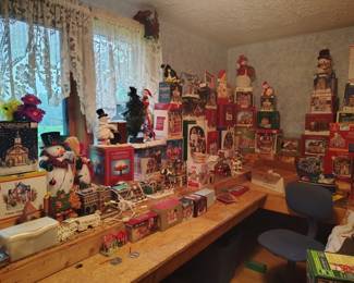Christmas village items 