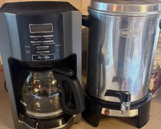 West Bend 36-Cup Commercial / Party Percolator Coffee Urn And Coffeemate Pot