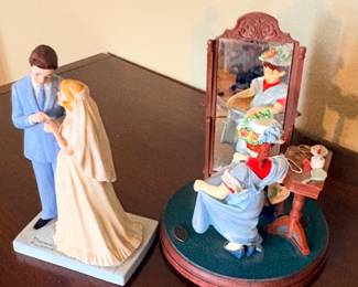 Norman Rockwell Figurines- numbered