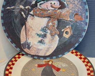 Debbie Mumm holiday Dessert plates