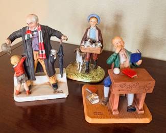 Norman Rockwell Figurines- numbered