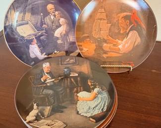 Norman Rockwell collector's plates