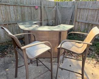Garden Oasis Harrison 5-Piece Outdoor Bar Set,
