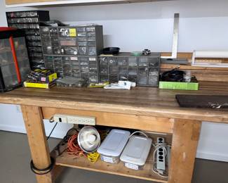 Workbench, miscellaneous tools