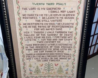 Vintage Crosstitch sampler