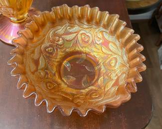 Fenton Heart and Vine Carnival Glass