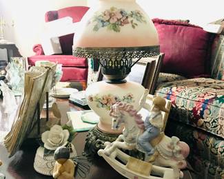 Gone with the Wind style Hurricanes Lamp