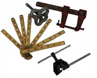 Vintage Hand Tools & Folding Ruler