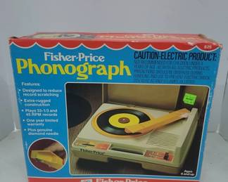 Fisher-Price Phonograph Model 825 with Box