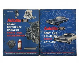 1968 Autolite Ford Parts & Body Catalogs