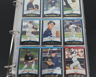 Baseball Card Binder, 1990s Players Teams