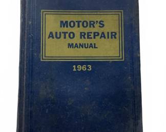 Motor's Auto Repair Manual 1963 26th Edition