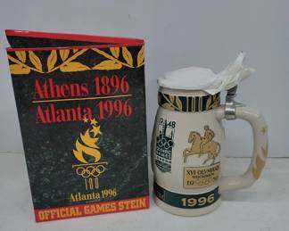 Atlanta 1996 Official Games Stein with Box