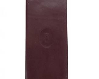Cartier Must de Cartier Bordeaux Leather Wallet