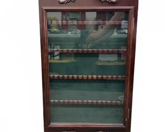 The Bombay Company Wooden Spoon Rack Cabinet