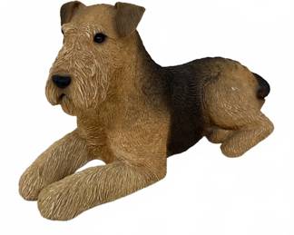 Sandicast Airedale Terrier Dog Figurine