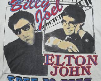 Billy Joel & Elton John Face To Face Tour Shirt