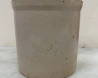 Stoneware Crock Glazed Ceramic Storage Jar