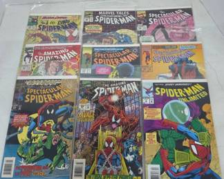 Spider-Man Comic Books Assortment Marvel 1980s-90s