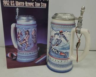 1992 U.S. Winter Olympic Team Stein with Box