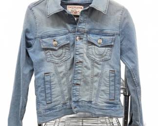 True Religion Light Blue Denim Jacket S