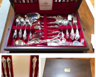 Vintage International Silver Co. DeepSilver Flatware Set $100