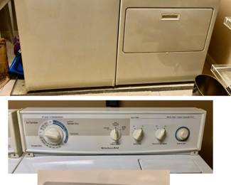 1998 KitchenAid top-load Washing Machine, model number KAWS700G00 (with stock number AW700G and serial number CH5228786). Tested Runs $125 1998 KitchenAid Electric Dryer, model number KEYS750GQ0. Serial No.: HH5008092 Tested Runs $125 BOTH $200