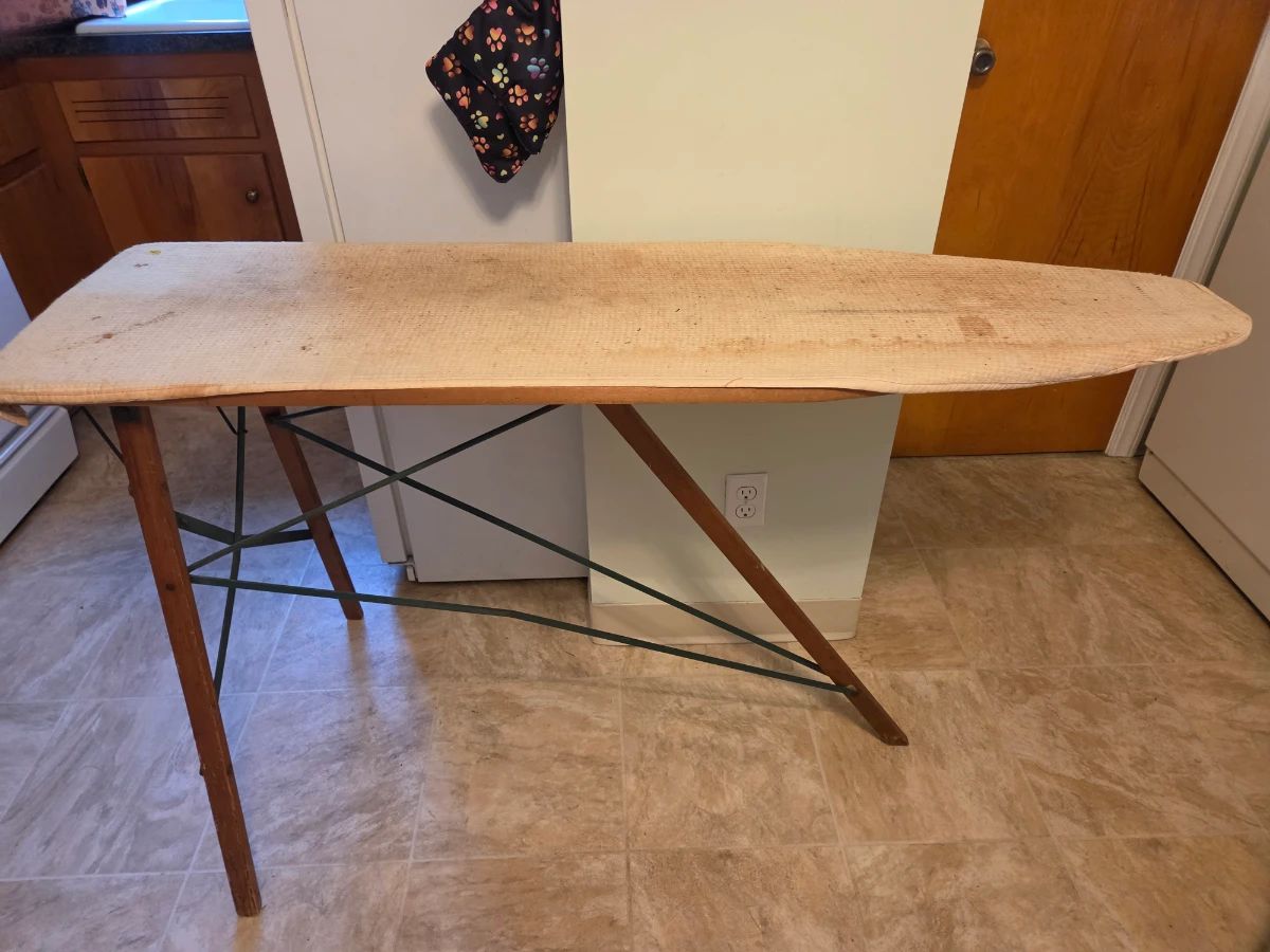 Vintage Wooden Ironing Board