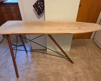 Vintage Wooden Ironing Board