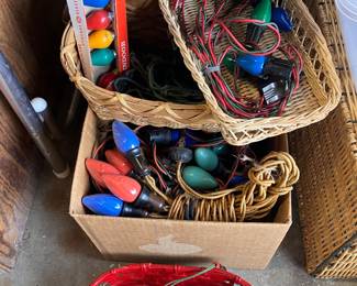 Working 1950’s Christmas Lights and Metal Stars!x
