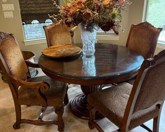 Wood Dining Table w/4 chairs