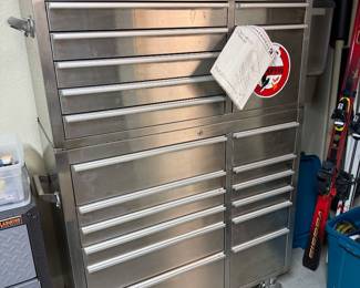 Large Stainless Steel Tool Chest