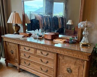 Vintage Long Dresser w/mirror