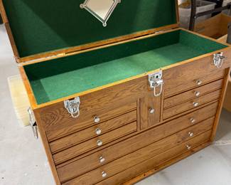 Vintage Wood Tool Box