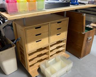 Wood Hobby Table
