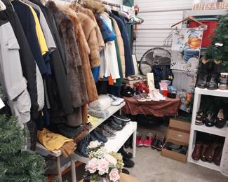 coats, shoes, boots