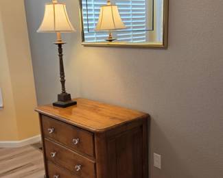 Dresser and Lamp