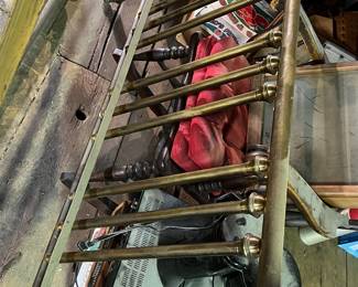 Double size brass bed frame