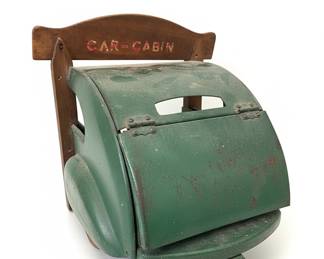 Vintage Childs CarCabin RideOn Toy