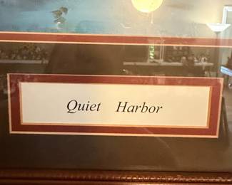 Quiet Harbor Nautical Print second image