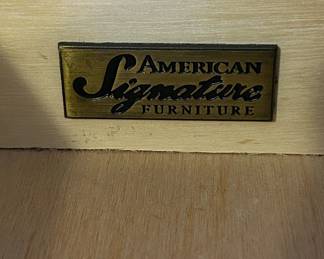 American Signature Triple Dresser with TriFold Mirror third image