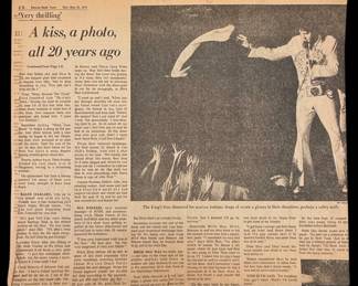 Dayton Daily News Elvis Presley Commemorative Newspaper Clipping August , 