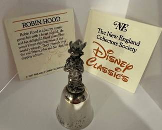New England Collectors Society Disney Classics Robin Hood Bell