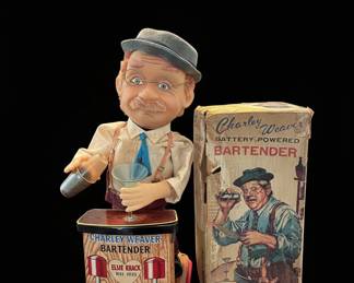 Rosko Toys Charley Weaver Battery Operated Bartender